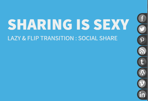 Sharing is Sexy !!! Social Share Icon
